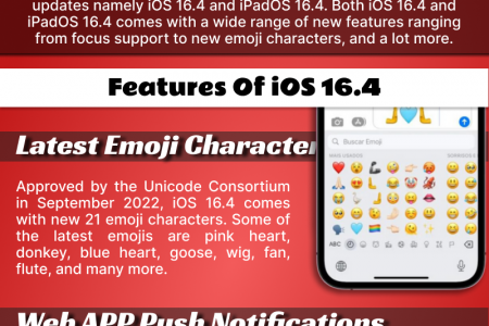 iOS 16.4 Is Here: Let’s Learn About Its Features Infographic