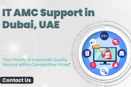 IT AMC Support in Dubai, UAE Infographic