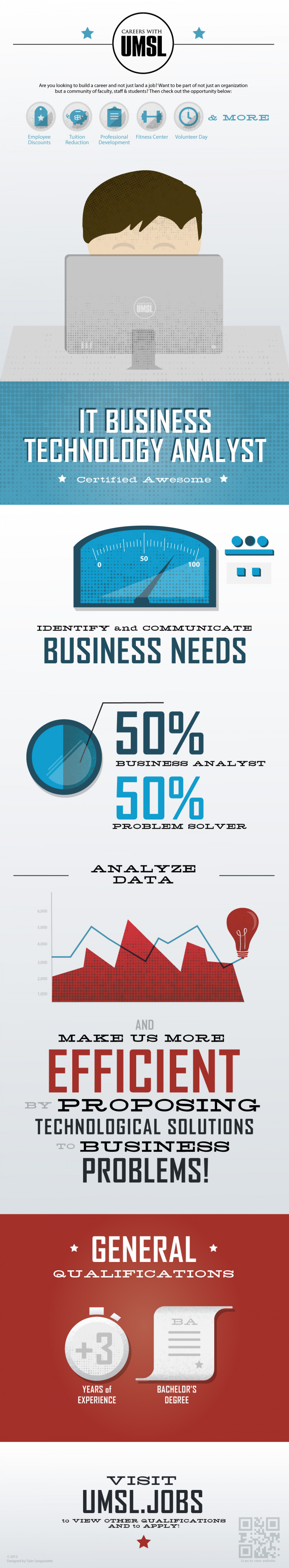 IT Business Technology Analyst Infographic