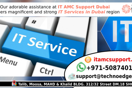 IT Services in Dubai for various Industries Infographic