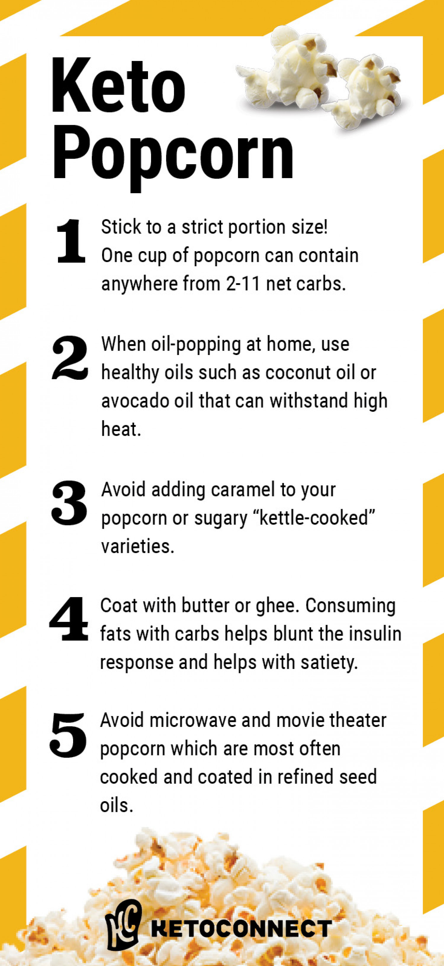 Keto Popcorn Infographic