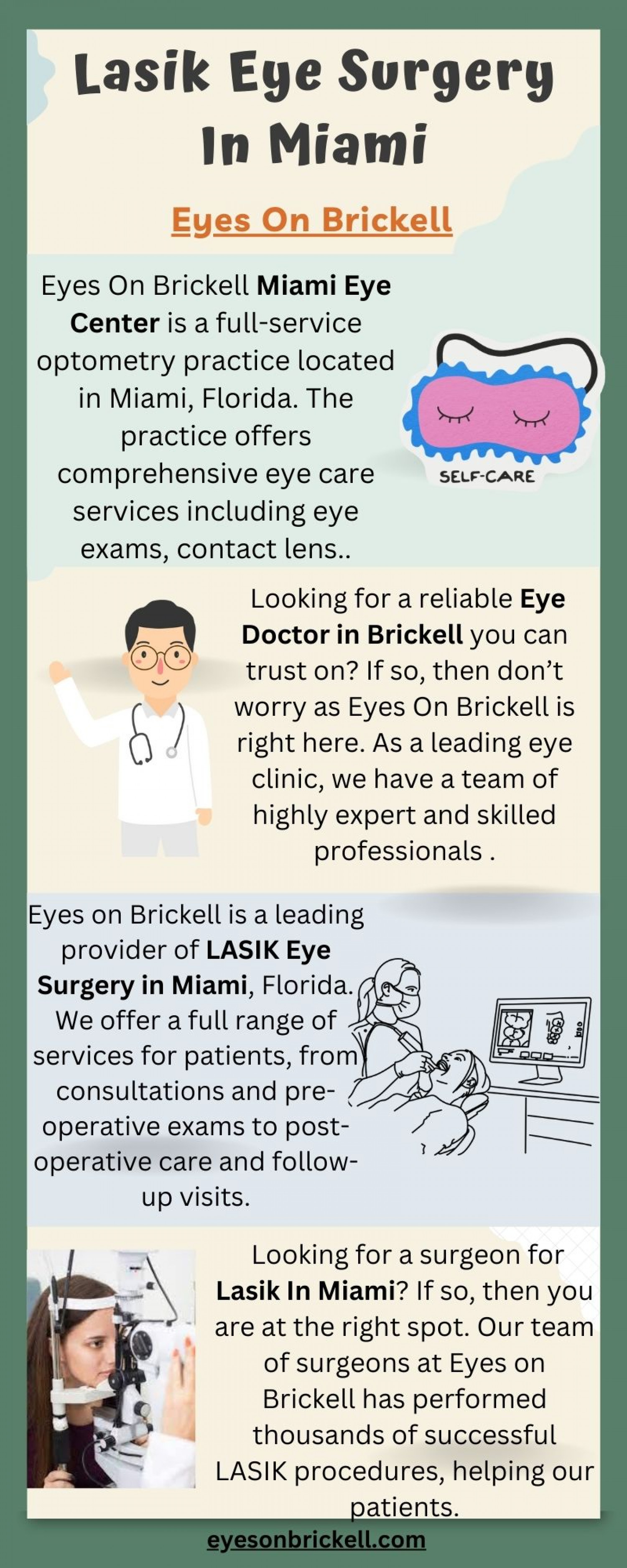 Lasik Eye Surgery In Miami Infographic