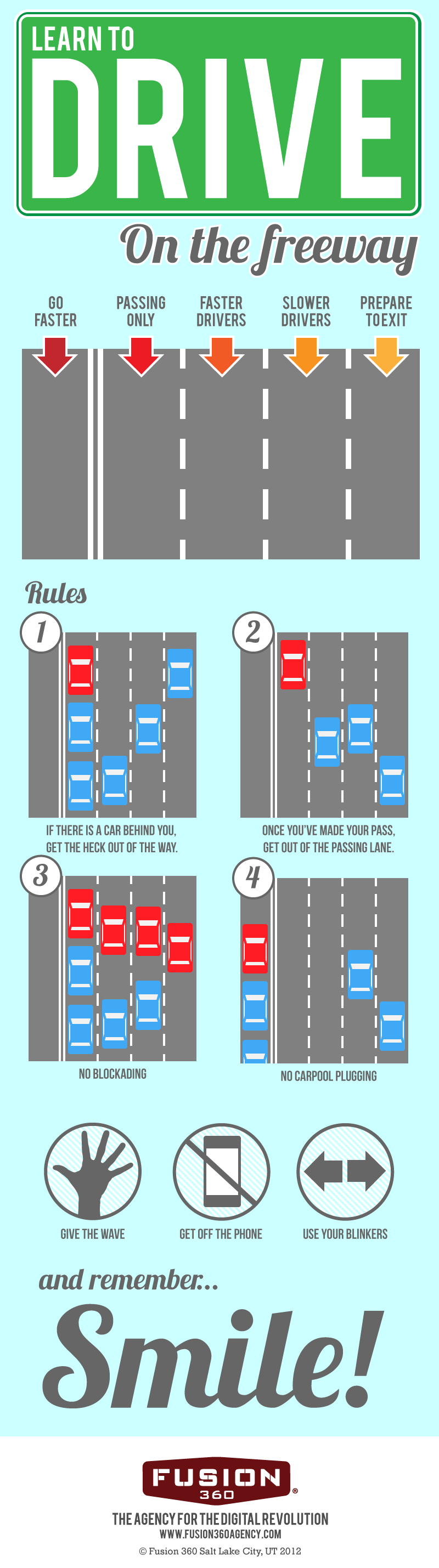 Learn to Drive on the Freeway Infographic