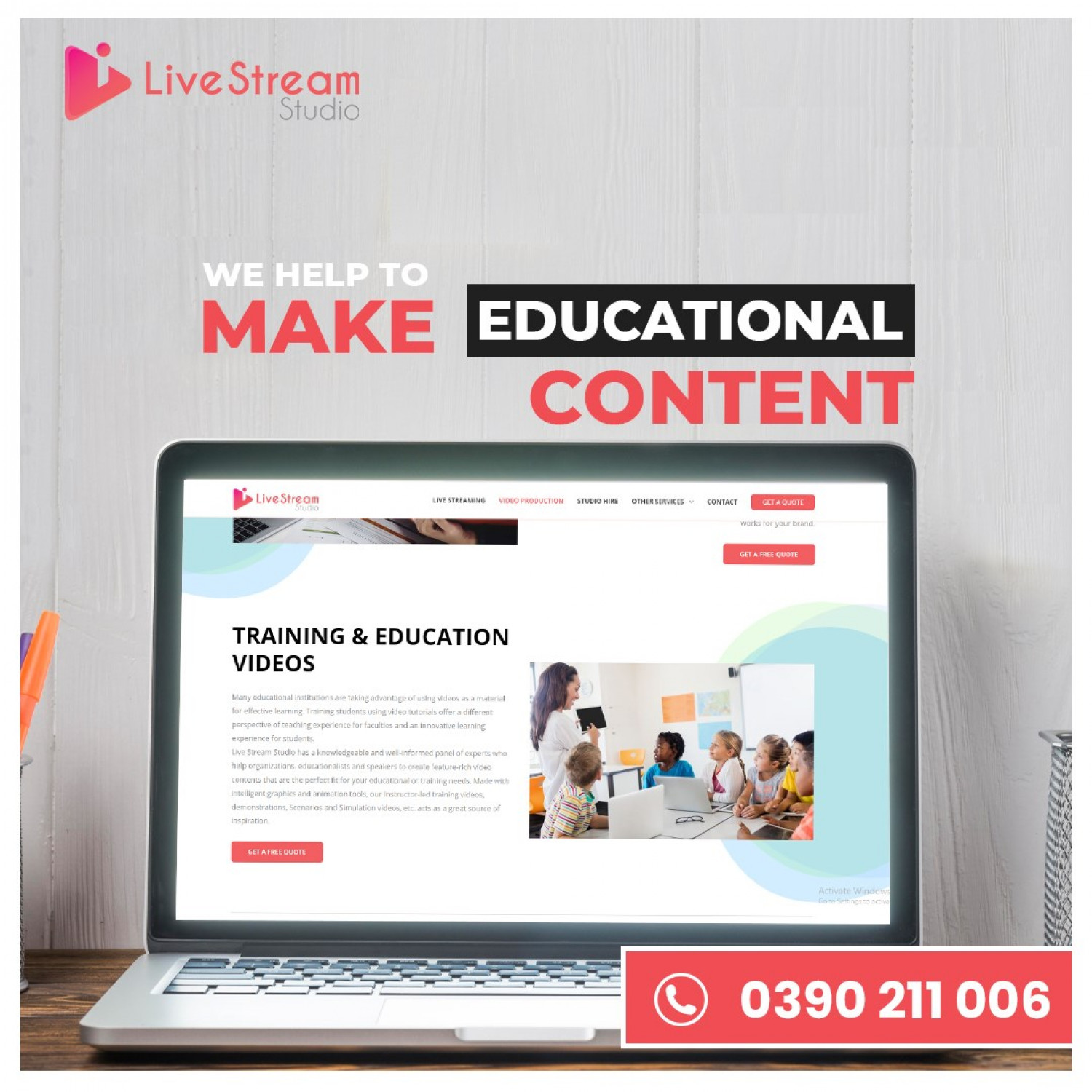 LIVE STREAM STUIO | PROMOTIONAL VIDEOS PRODUCTION IN MELBOURNE Infographic