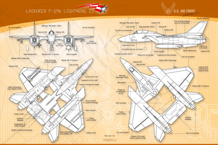 Lockheed F-19 Lightning II Infographic
