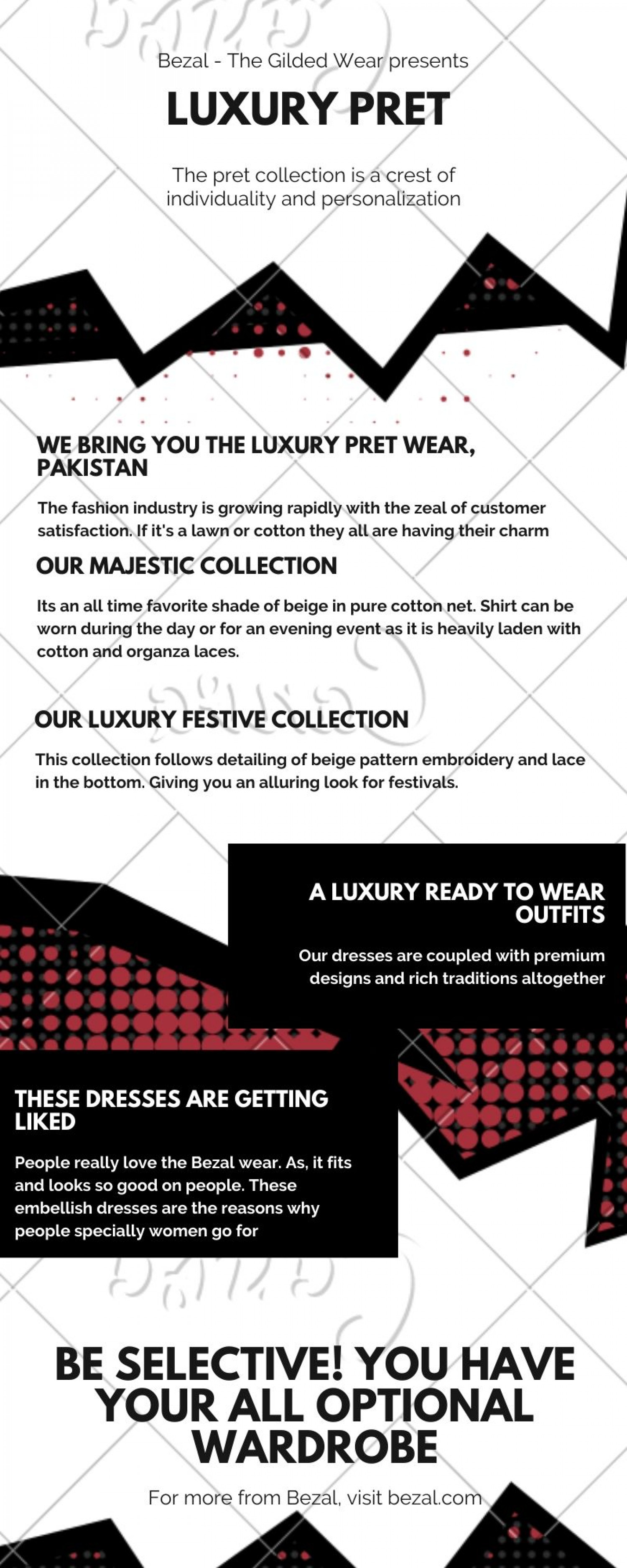 Luxury Pret with Bezal Infographic