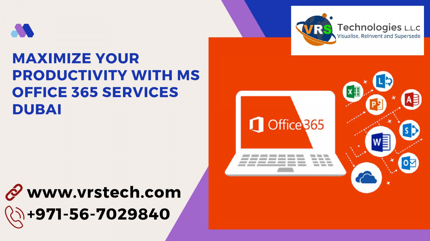 Maximize your Productive with MS Office 365 Services in Dubai Infographic