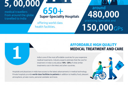 Medical Tourism in India Infographic Infographic
