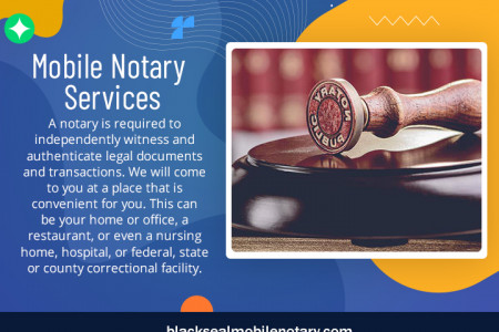 Mobile Notary Services Infographic
