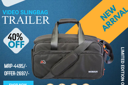 Mobius Trailer Video Sling bag Infographic