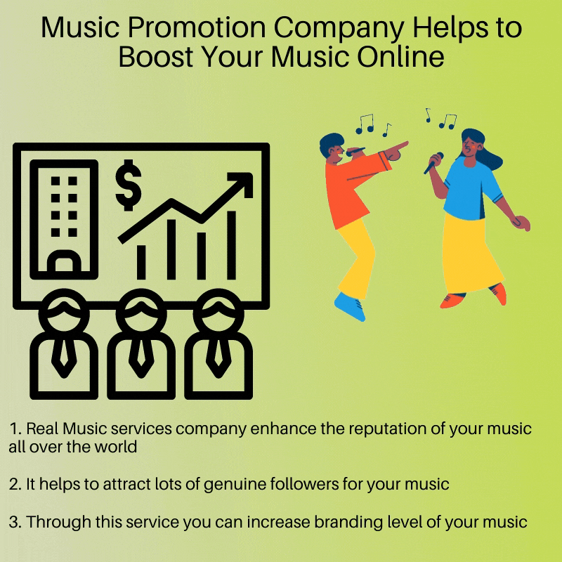 Music Promotion Company Helps to Boost Your Music Online Infographic