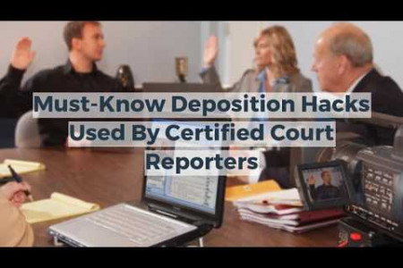 Must-Know Deposition Hacks Used By Certified Court Reporters Infographic