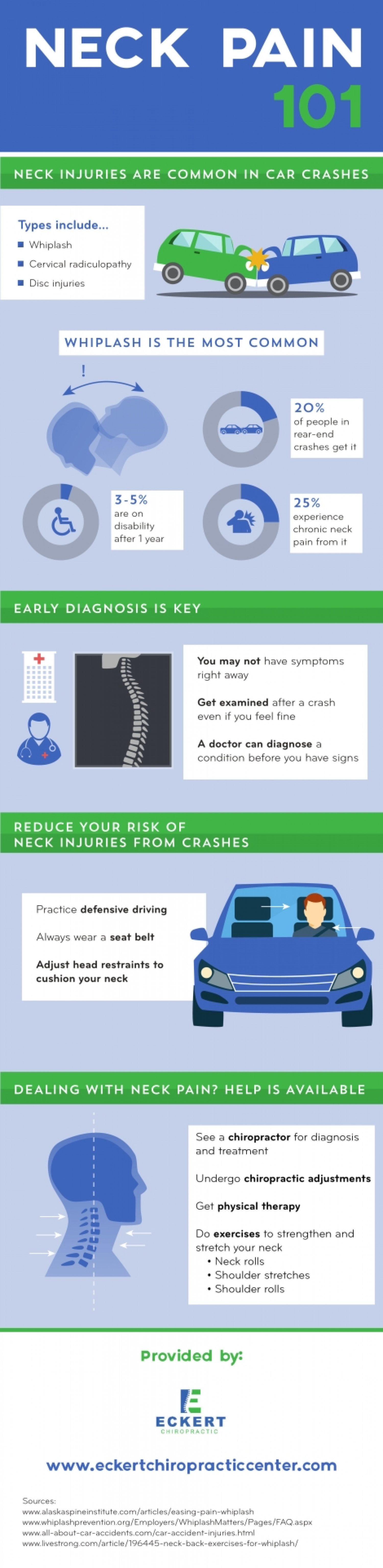 Neck Pain 101  Infographic