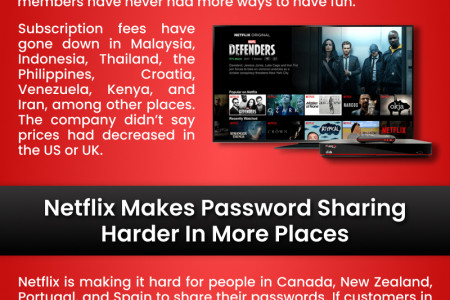 Netflix Lowers Costs For Subscribers - LA Wire Infographic