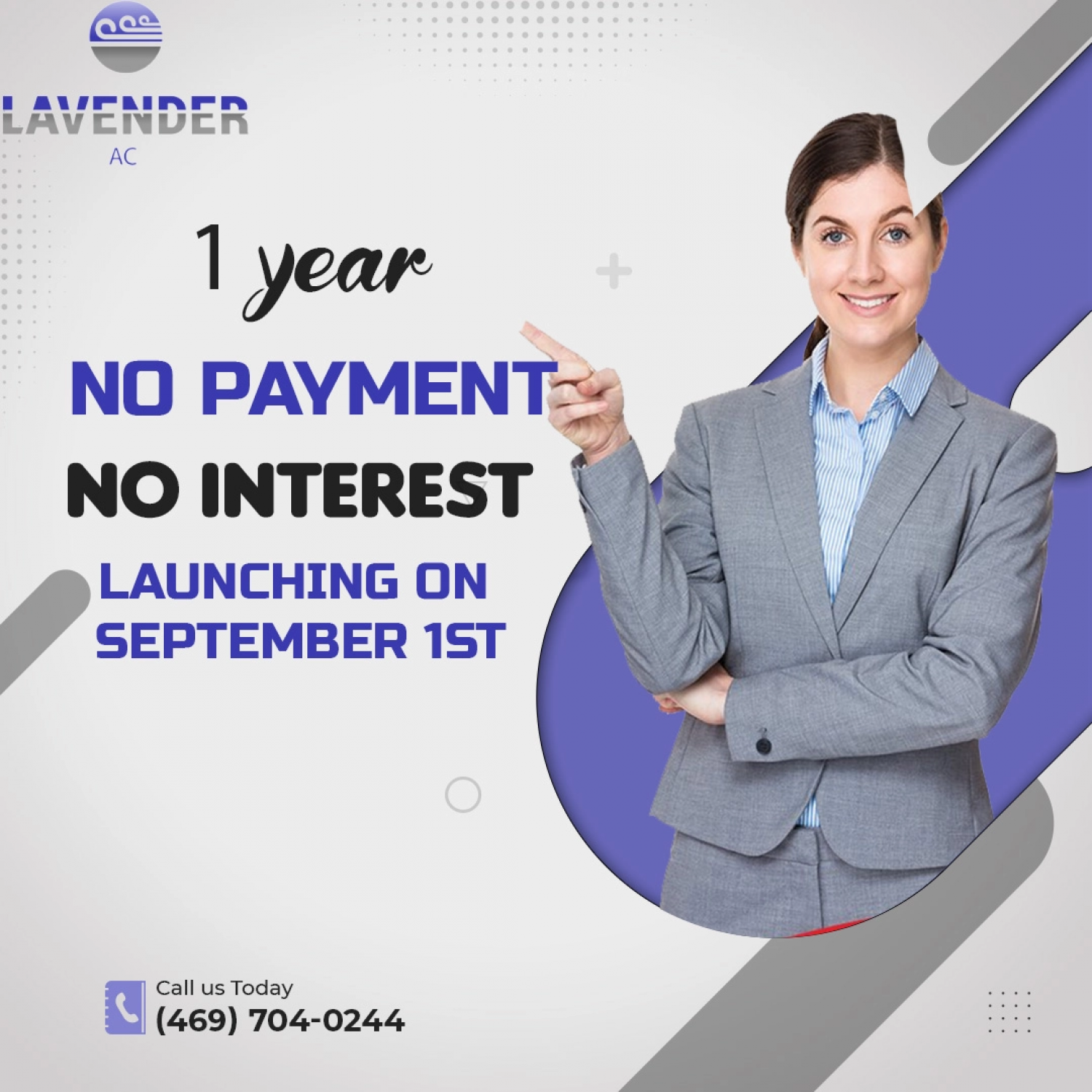 No payment and No Interest Infographic