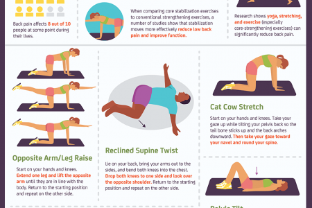 No Turning Back: Reduce Back Pain with These Spine- Stabilizing Exercises Infographic