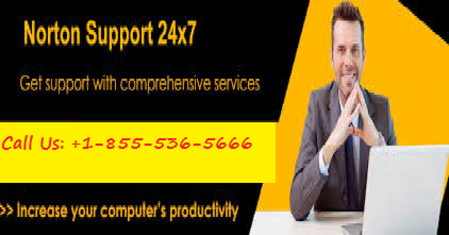 Norton Customer Support Number +1-855-536-5666 Infographic