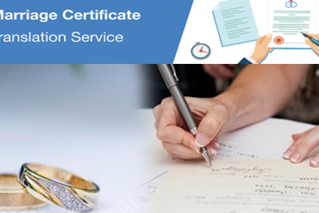 Online Marriage Certificate Translation Services For visa Infographic