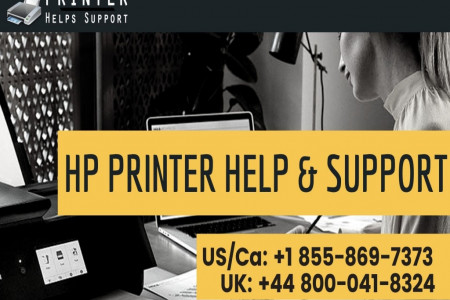 Online Support For HP Printer | Call 855-869-7373 Infographic