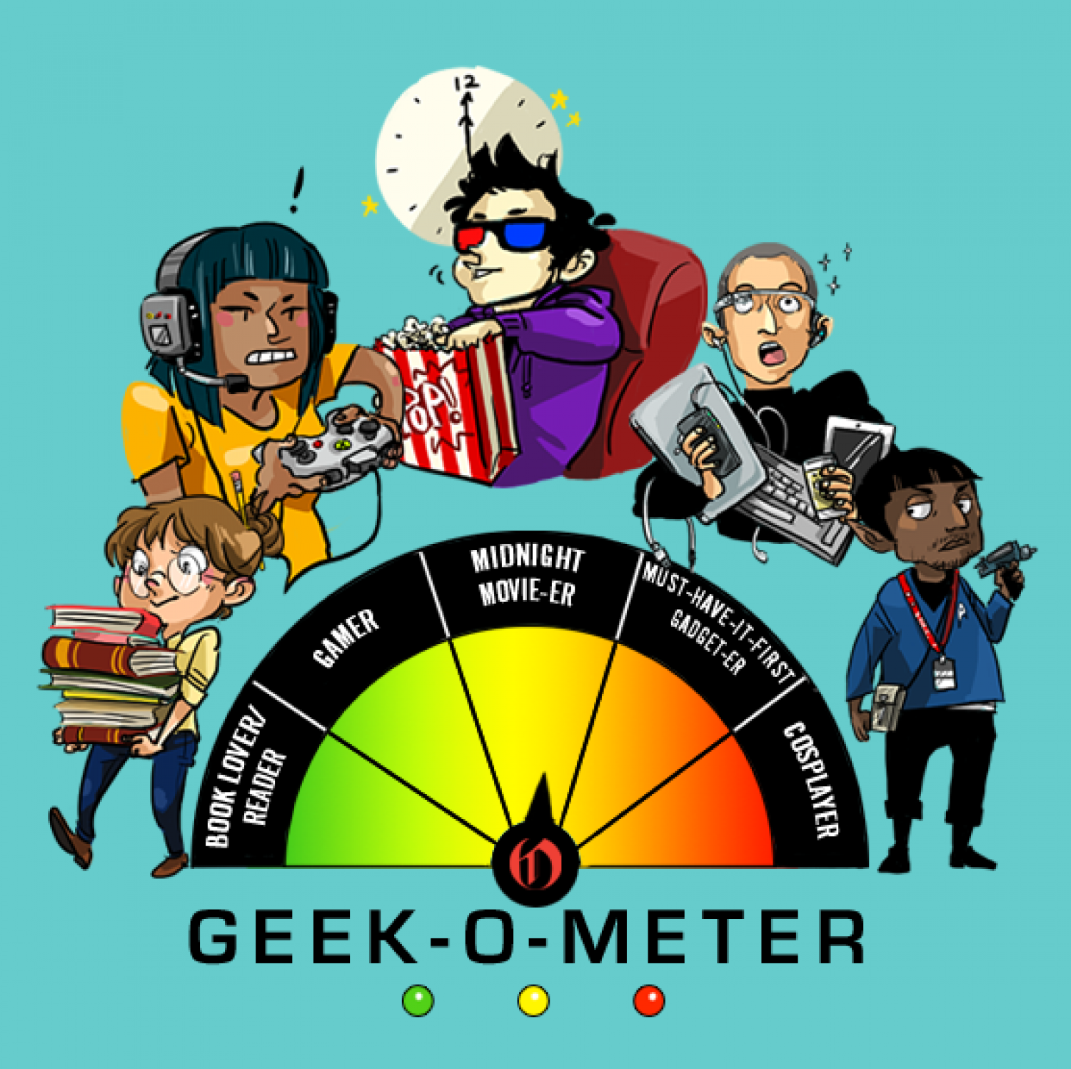 Open Road Media Geek-O-Meter Infographic