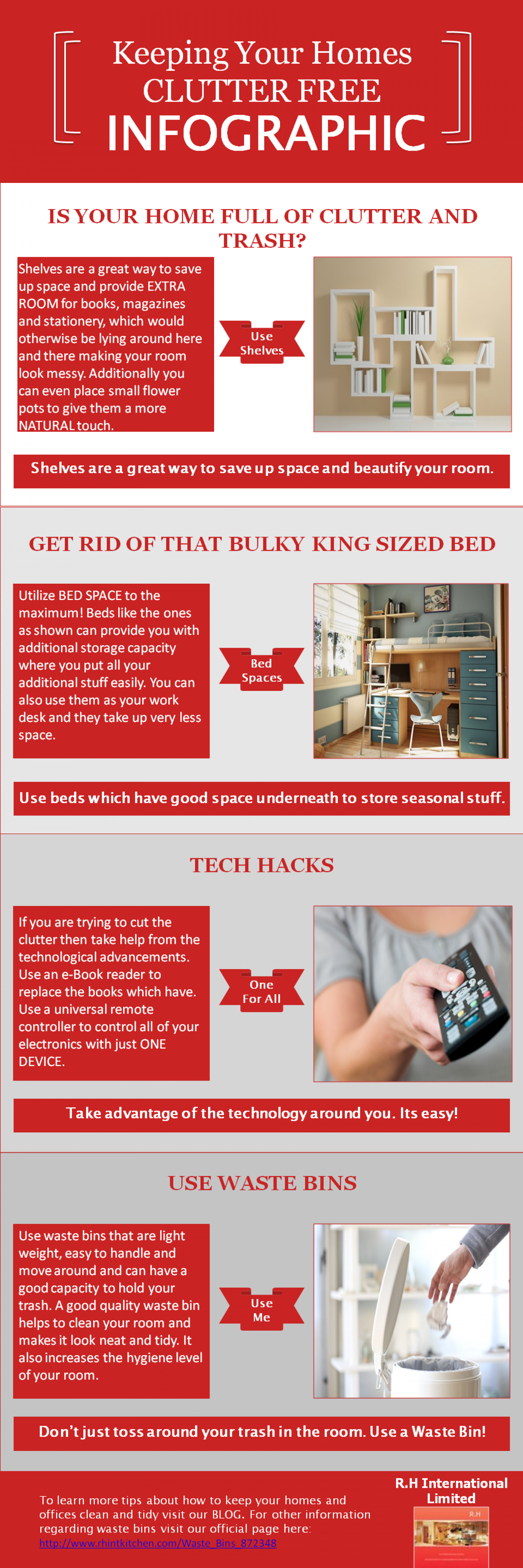 Organizing Stuff To Make Your Room Spacious Again! Infographic