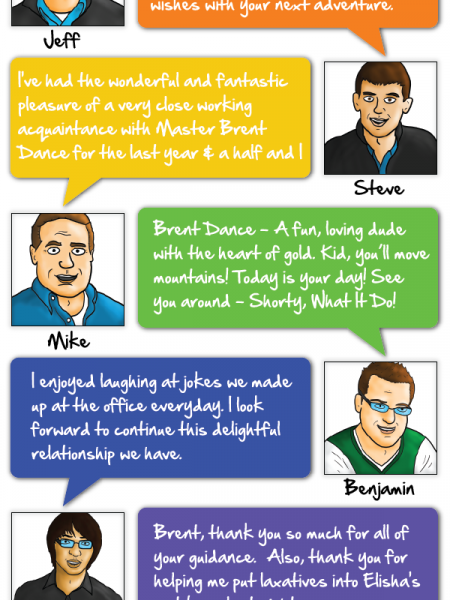Our tribute to Brent as he embarks on his next Fresh adventure Infographic