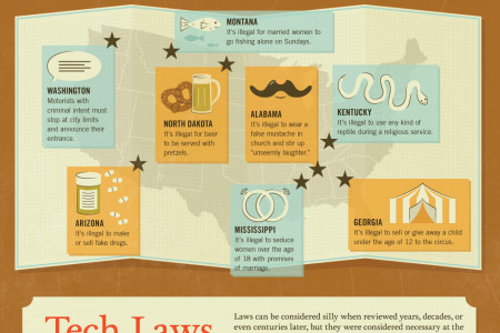 Outdated and Crazy State Laws Infographic