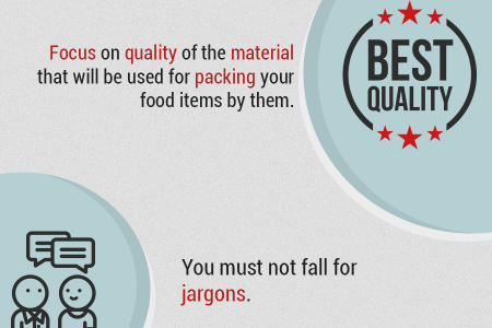 Packed Food Items That Are Backed With Lasting Freshness! Infographic