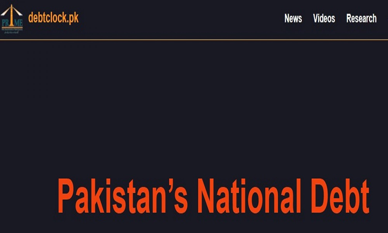 Pakistan National Debt Clock | Debtclock.pk Infographic