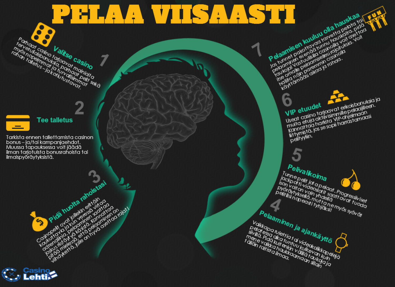 Pelaa Viisaasti Infographic