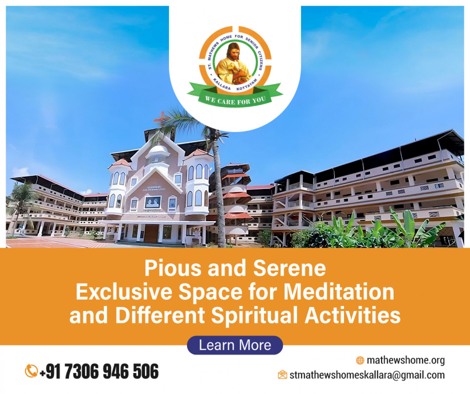 Pious and serene exclusive space for meditation and different spiritual activities Infographic