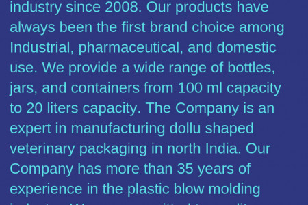 Plastic Bottles manufacturer and Supplier India- Dhanraj Plastics Infographic