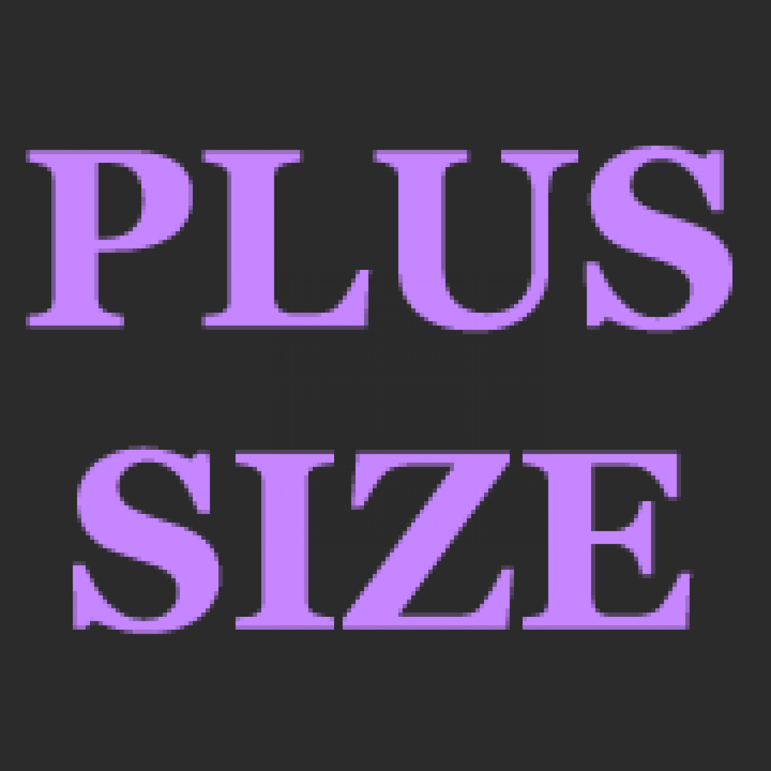 Plus Size Fashion Infographic