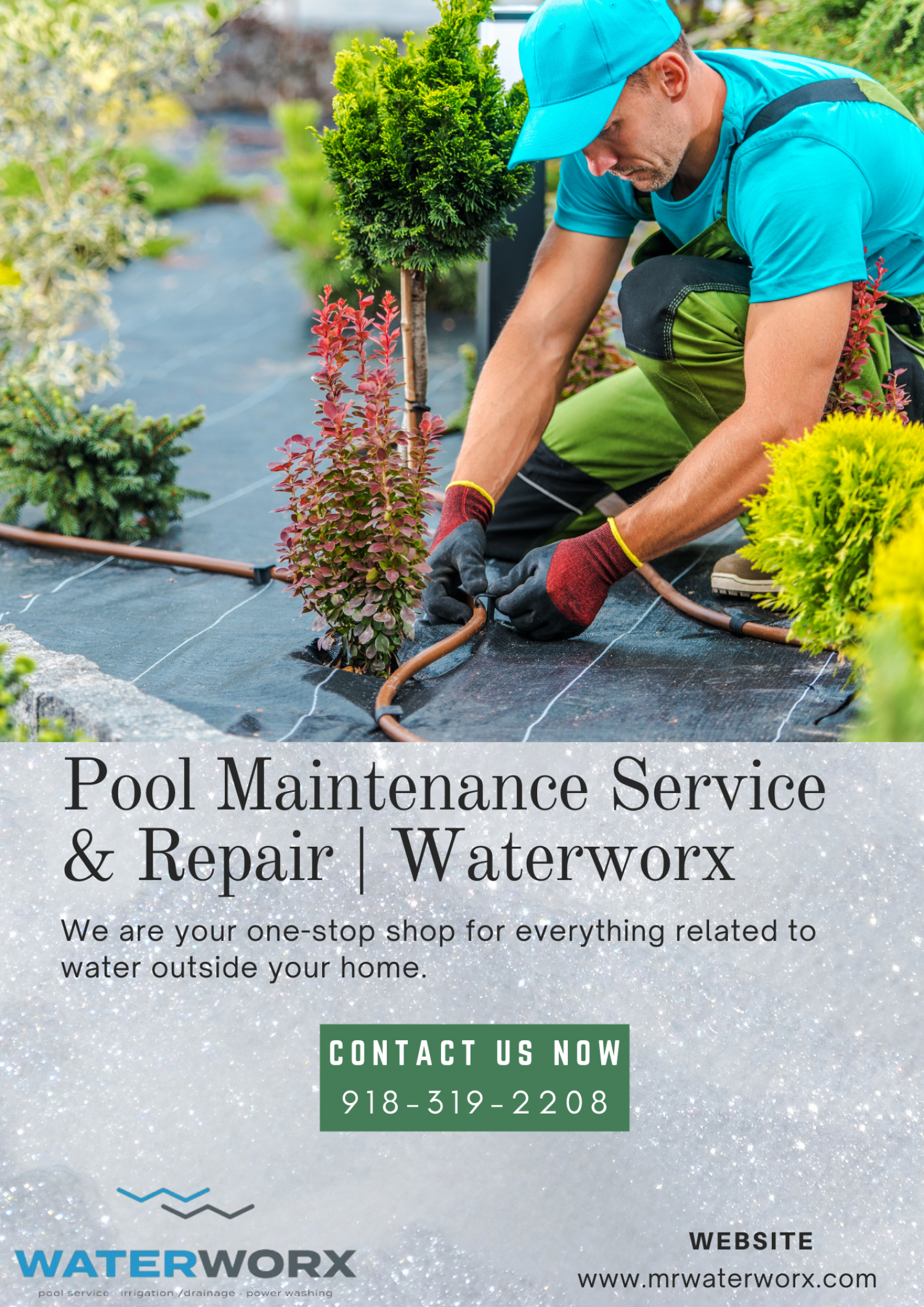 Pool Maintenance Service & Repair | Waterworx | Bixby Infographic