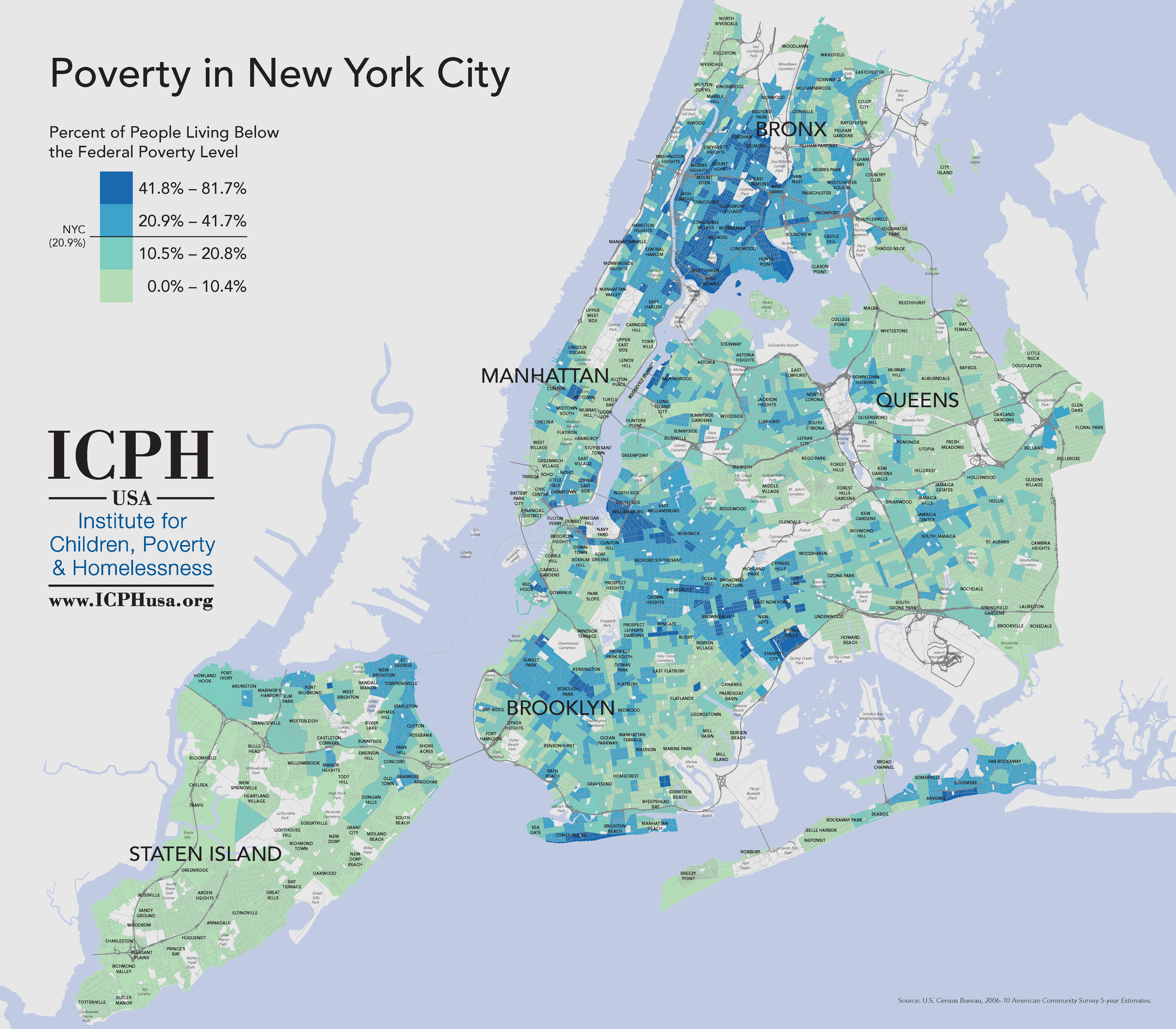 Poverty in New York City Visual.ly