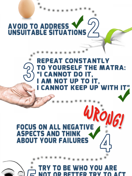 Practical Guide to reduce self-esteem Infographic
