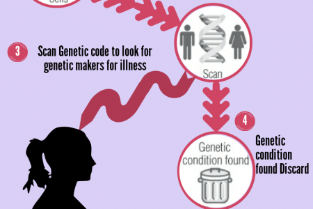 Preimplantation Genetic Screening Process Infographic