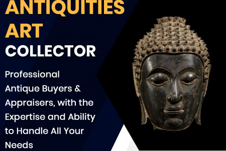 Professional Antique Buyers & Appraisers | Antiquities Art Collector Infographic