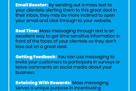 Pros Cons Mass Messaging Infographic