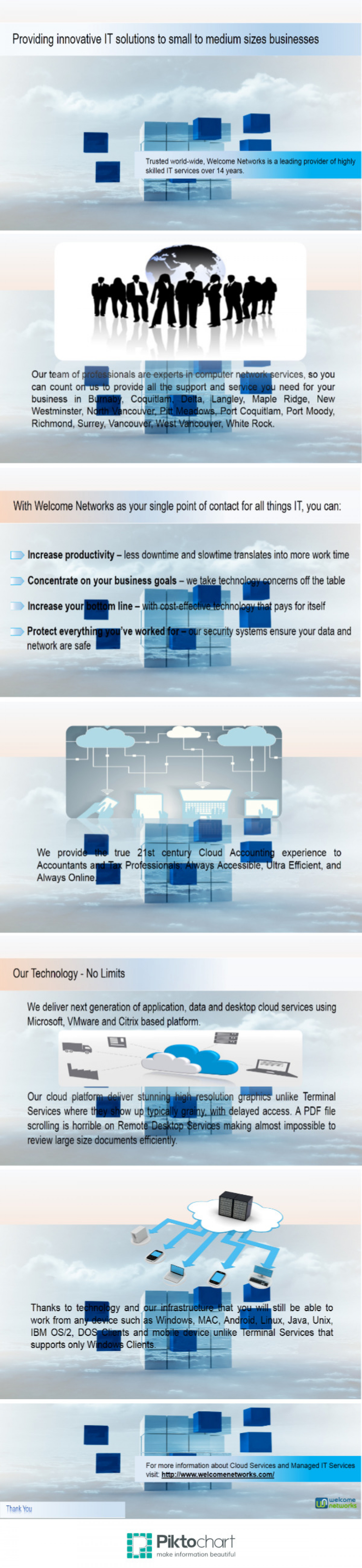 Providing innovative IT solutions to small to medium sizes businesses Infographic