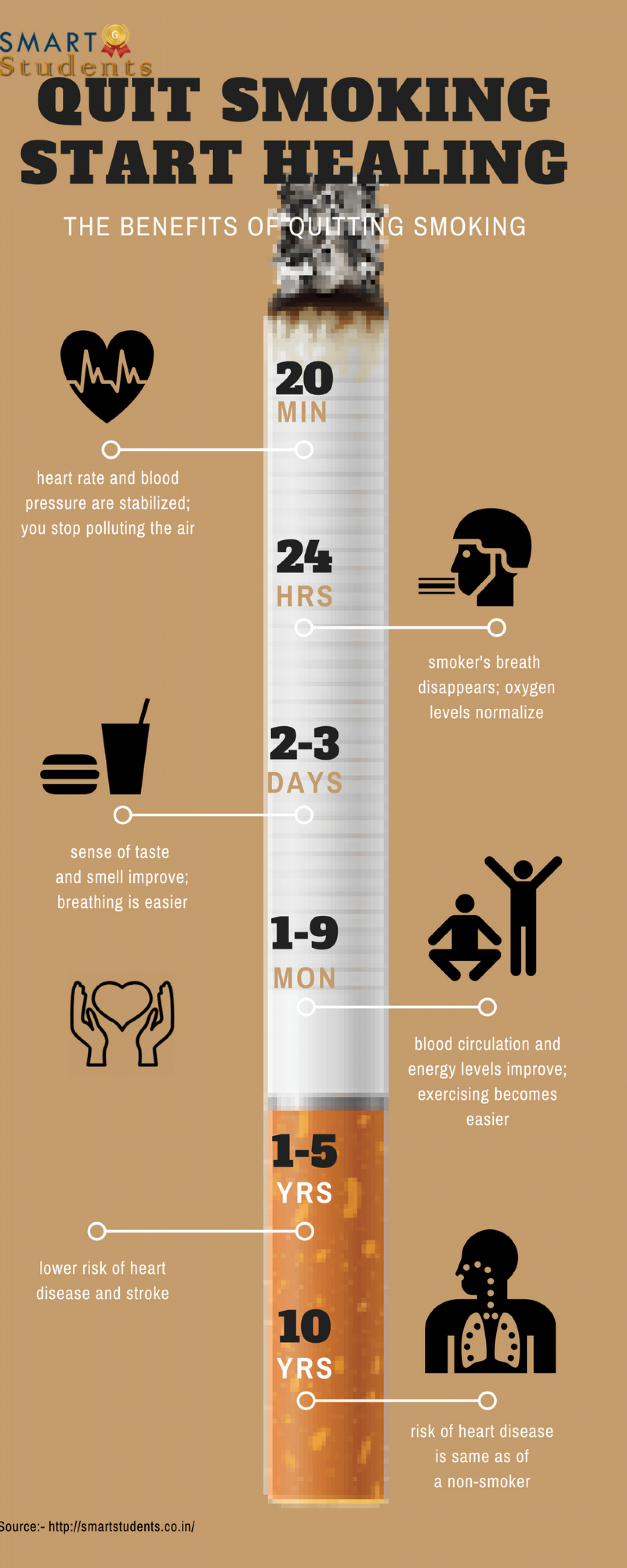 Quit Smoking As Soon As Possible  Infographic