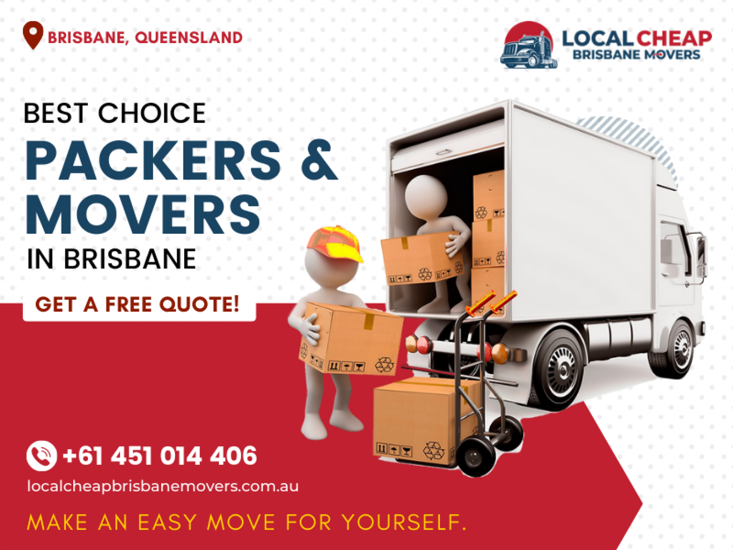 Ready to move? Get a quote from Local Cheap Brisbane Movers Infographic