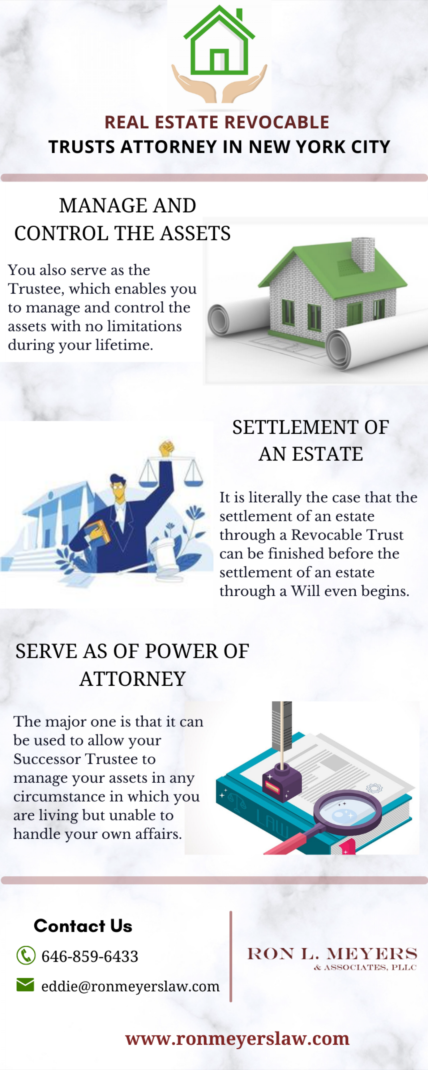 Real Estate Revocable Trusts Attorney - New York City Infographic