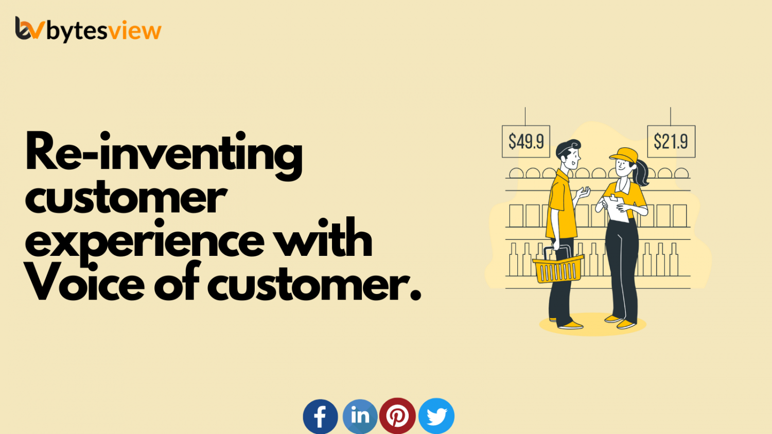 Re-inventing customer experience with voice of customer. Infographic