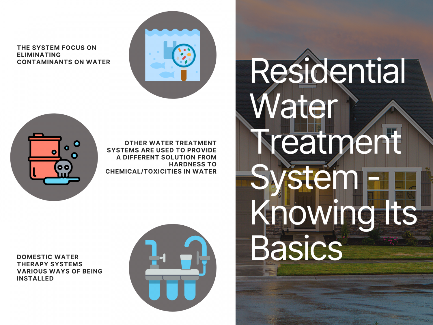 Residential Water Treatment System - Knowing Its Basics Infographic