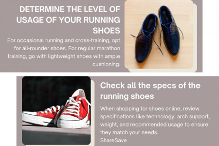 Road Running Shoes - Expert Tips Infographic