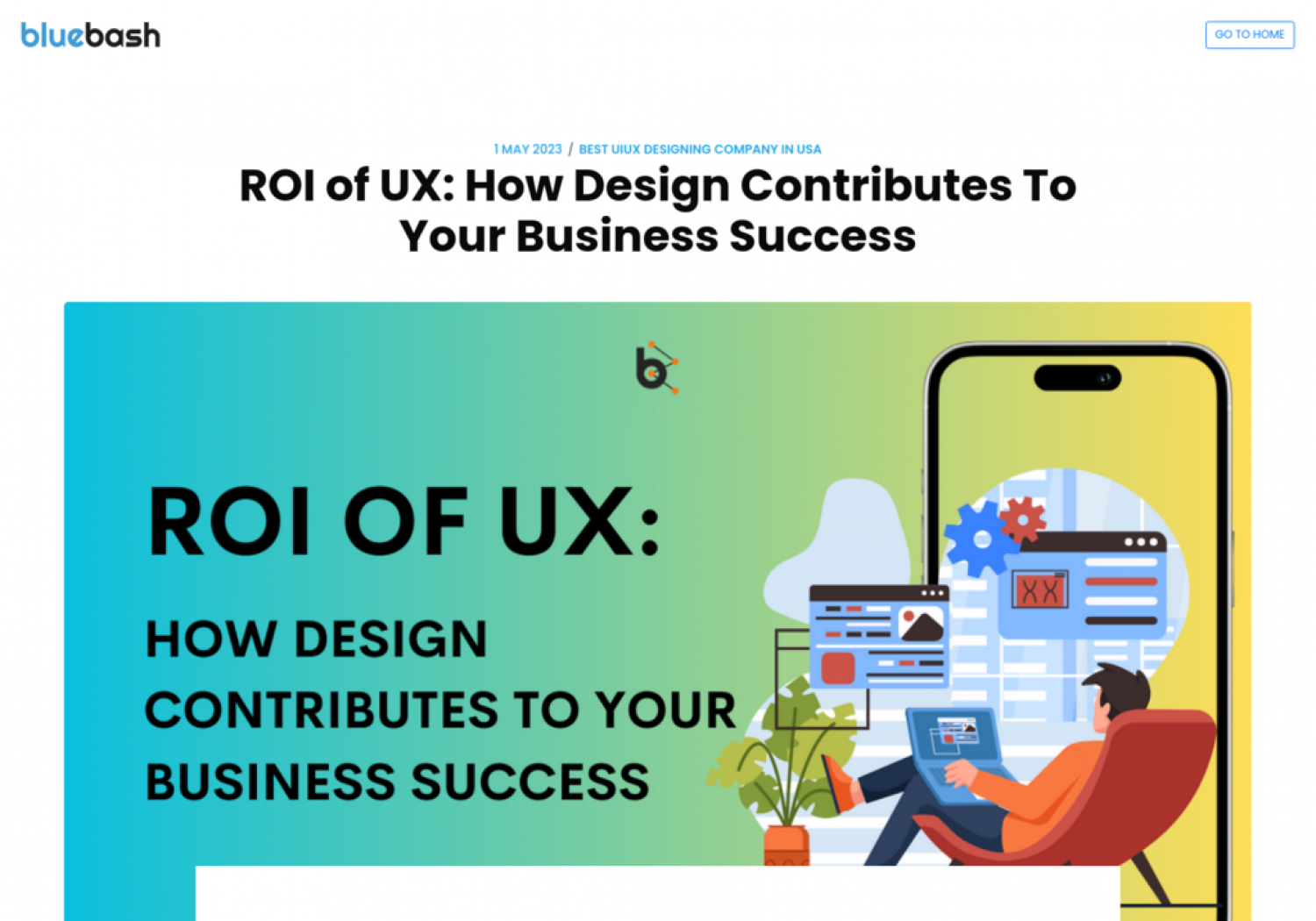 ROI of UX: How Design Contributes To Your Business Success Infographic
