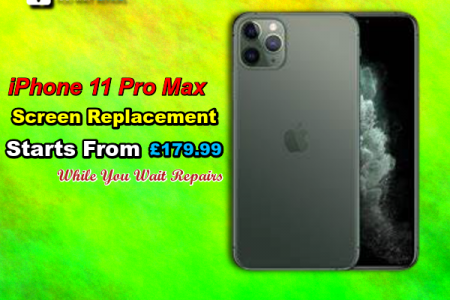 Same Day iPhone 11 pro max Screen repair Service London Infographic