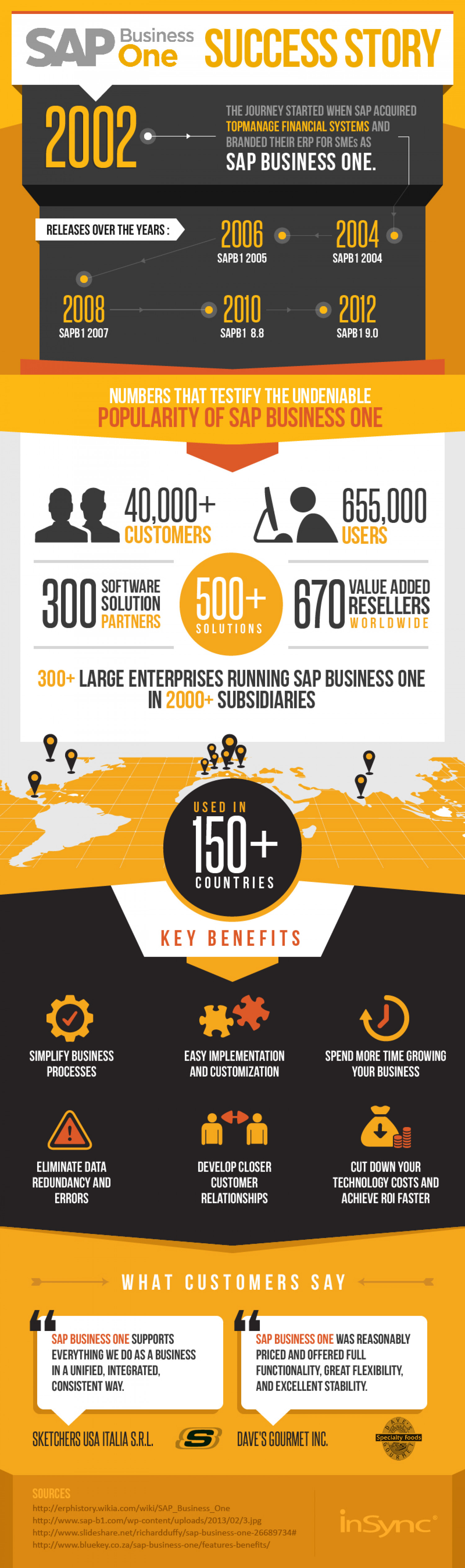 SAP Business One Success Story Infographic