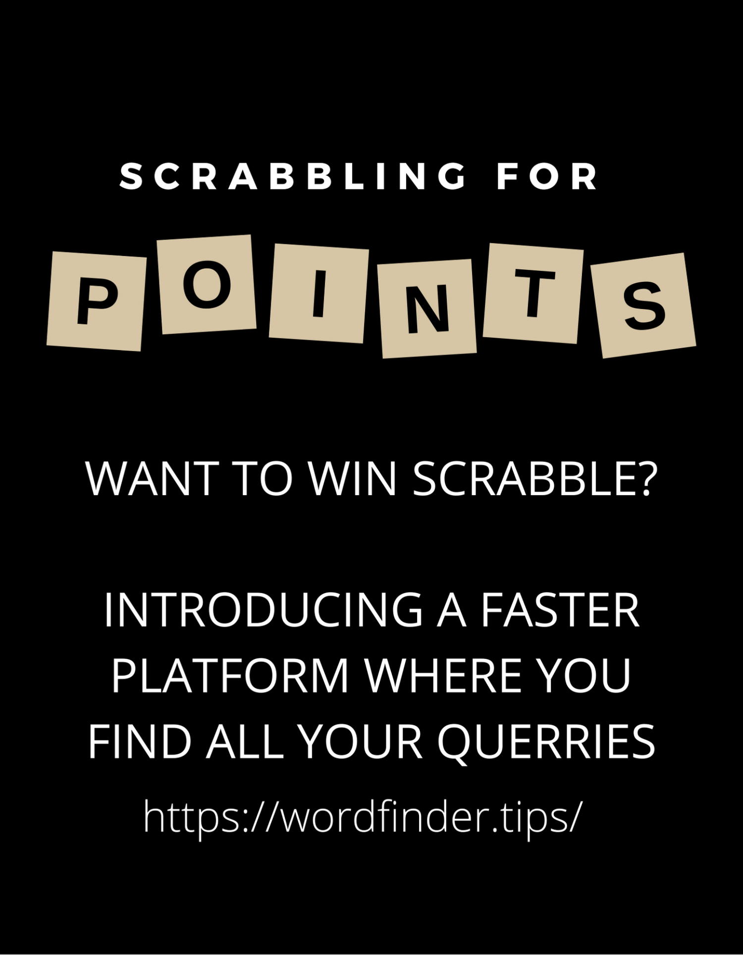 Scrabble words finder Infographic